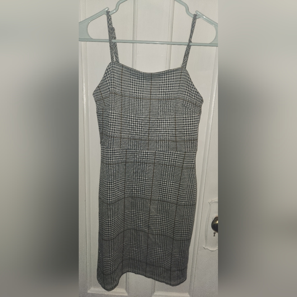 Black and White Checkered Dress